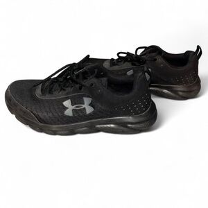 Under Armour Black and Gray Running Shoes